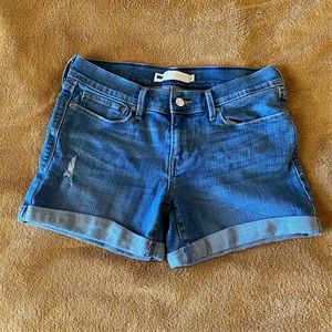Levi’s Cuffed Denim Shorts
